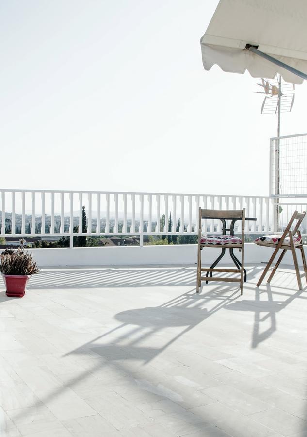 Apartamento Top Floor Studio With Endless View Atenas Exterior foto